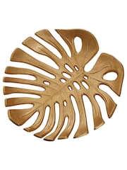Fifty Five South Gold Prato Monstera Leaf Dish - Image 5 of 6