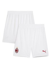 Puma White AC Milan Home Shorts 2024-25 - Image 6 of 8