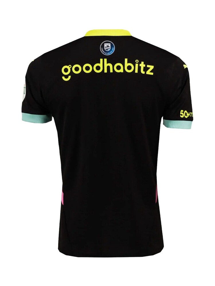 Puma Black PSV Away Shirt 2024-25 - Image 3 of 3 Puma Black PSV Away Shirt 2024-25 - Image 3 of 3