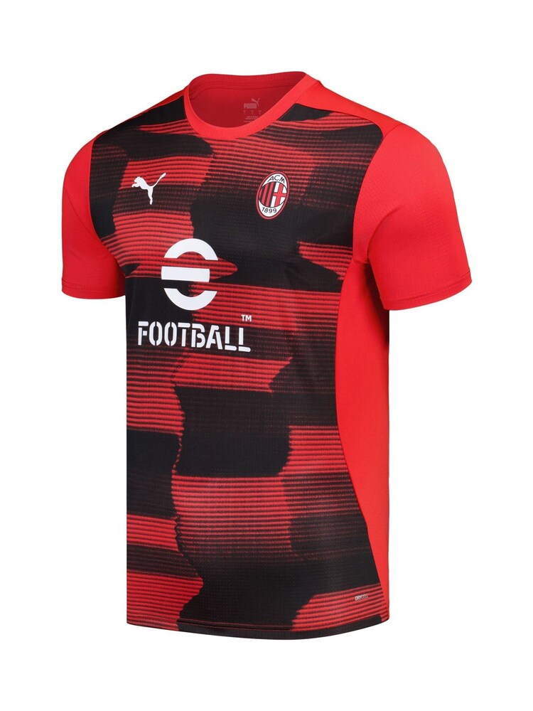 Puma Red Kids AC Milan Prematch Jersey - Image 1 of 3 Puma Red Kids AC Milan Prematch Jersey - Image 1 of 3