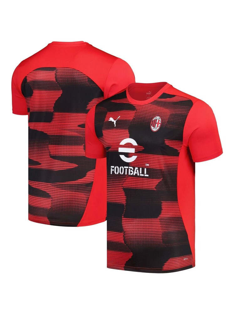 Puma Red Kids AC Milan Prematch Jersey - Image 3 of 3 Puma Red Kids AC Milan Prematch Jersey - Image 3 of 3