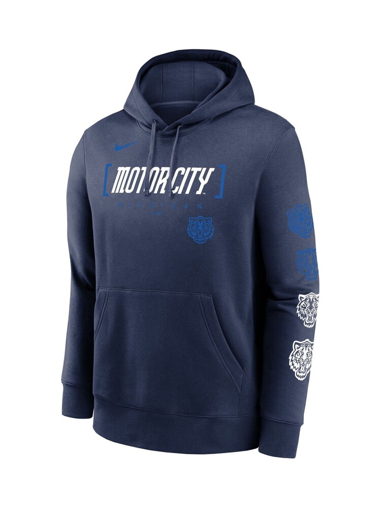 Fanatics Purple MLB Detroit Tigers City Connect Club Fleece Hoodie - Image 2 of 3