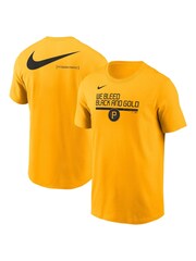 Fanatics Orange MLB Pittsburgh Pirates 2 Hit Speed City Connect 100% Cotton T-Shirt - Image 3 of 3