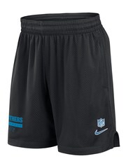 Fanatics NFL Carolina Panthers Dri-Fit Mesh Black Shorts - Image 2 of 3