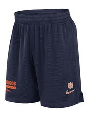 Fanatics NFL Denver Broncos Dri-Fit Mesh Blue Shorts - Image 2 of 3