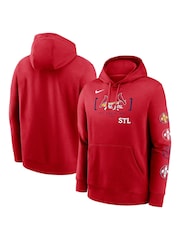 Fanatics Red MLB St. Louis Cardinals City Connect Club Fleece Hoodie - Image 1 of 3
