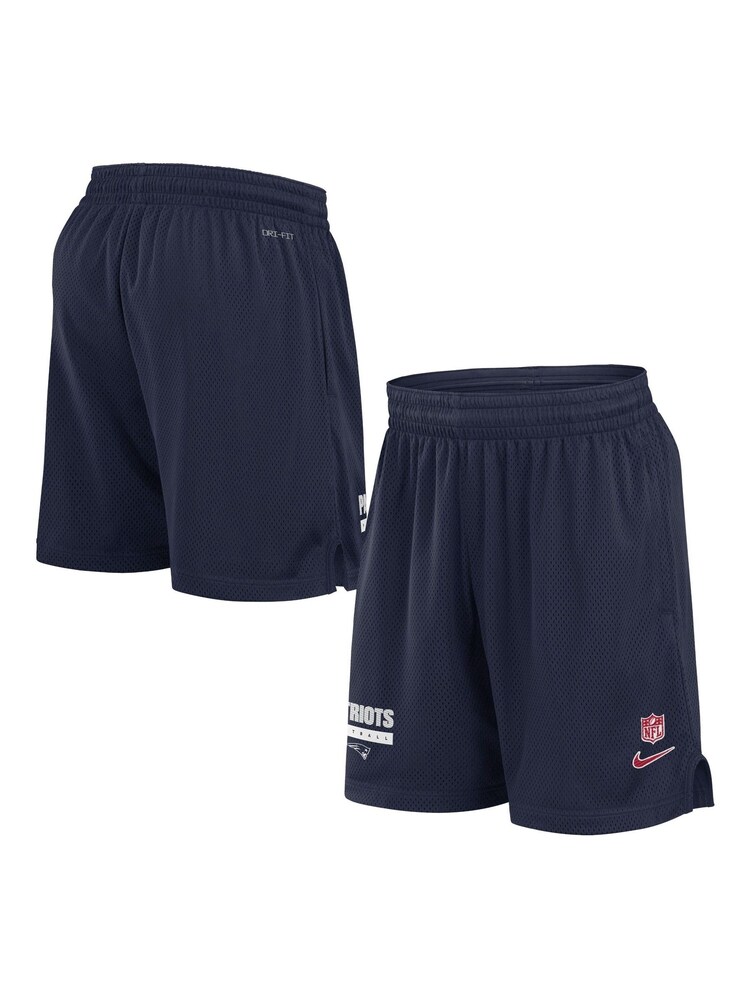 Fanatics Blue NFL New England Patriots Dri-Fit Mesh Shorts - Image 1 of 1