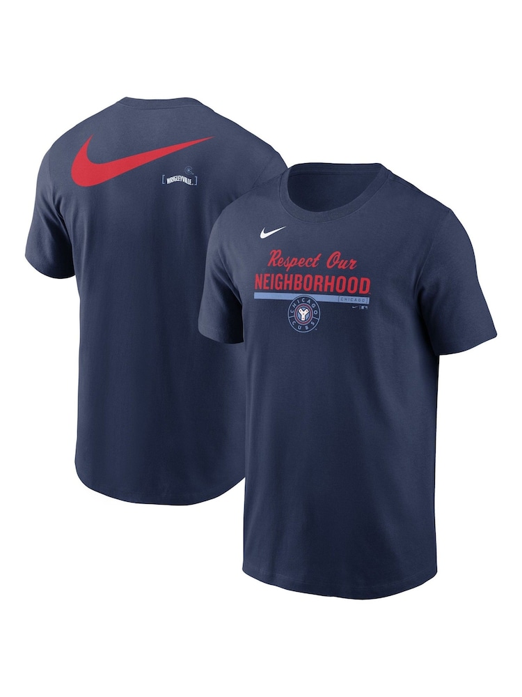 Fanatics Blue MLB Chicago Cubs 2 Hit Speed City Connect 100% Cotton T-Shirt - Image 1 of 3