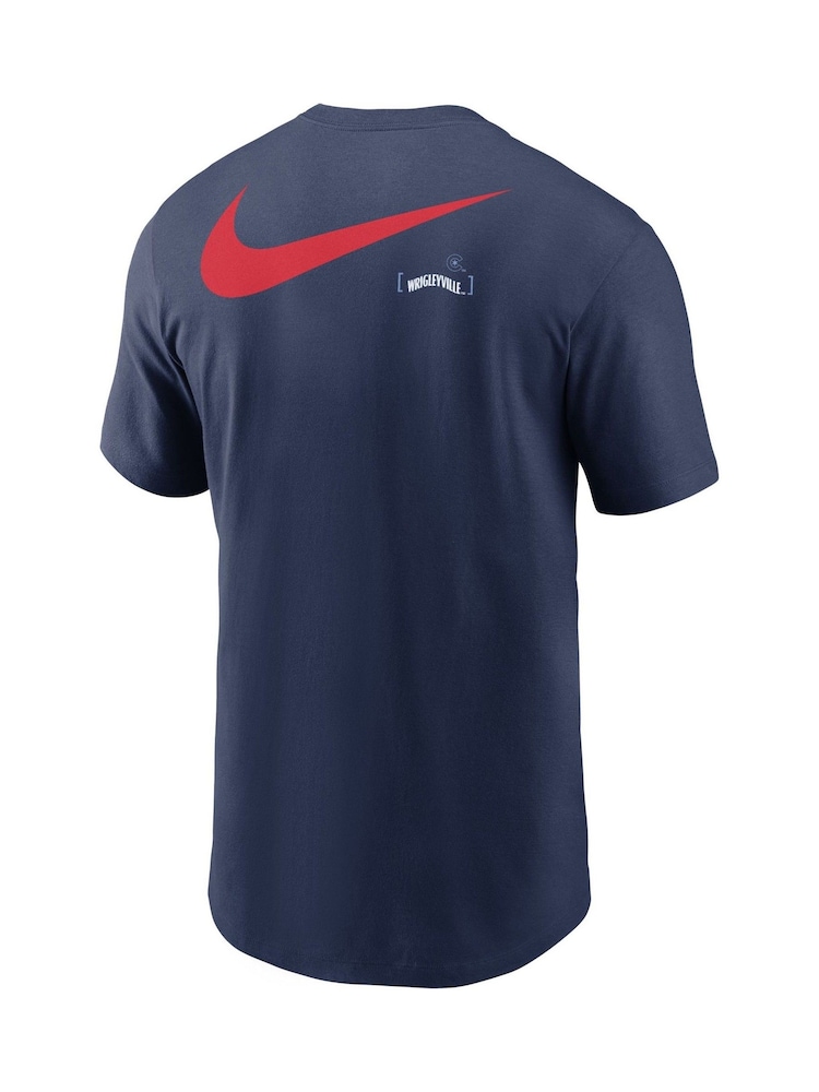Fanatics Blue MLB Chicago Cubs 2 Hit Speed City Connect 100% Cotton T-Shirt - Image 3 of 3