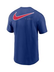 Fanatics Blue MLB Atlanta Braves 2 Hit Speed City Connect 100% Cotton T-Shirt - Image 3 of 3