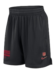 Fanatics NFL San Francisco 49ers Dri-Fit Mesh Black Shorts - Image 1 of 3