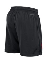 Fanatics NFL San Francisco 49ers Dri-Fit Mesh Black Shorts - Image 3 of 3