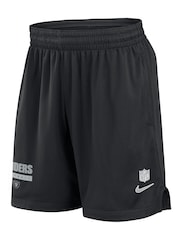 Fanatics NFL Las Vegas Raiders Dri-Fit Mesh Black Shorts - Image 1 of 3