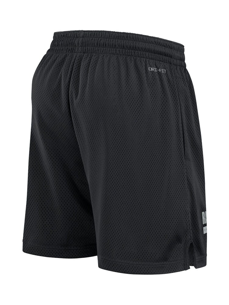 Fanatics NFL Las Vegas Raiders Dri-Fit Mesh Black Shorts - Image 2 of 3 Fanatics NFL Las Vegas Raiders Dri-Fit Mesh Black Shorts - Image 2 of 3