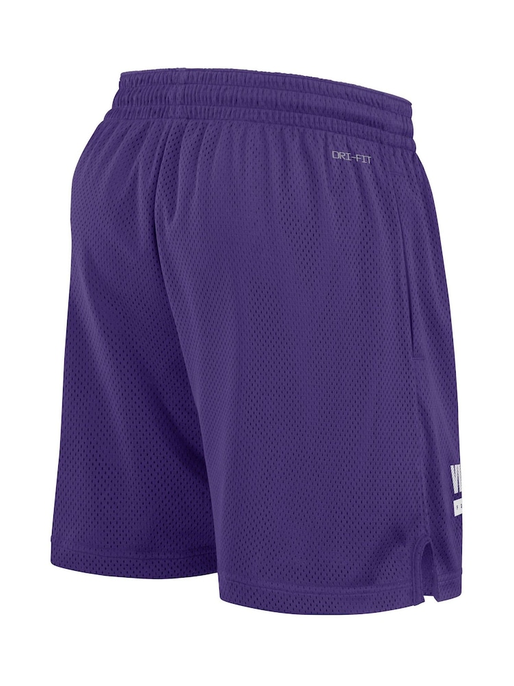 Fanatics Purple NFL Minnesota Vikings Dri-Fit Mesh Shorts - Image 3 of 3
