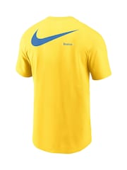 Fanatics Yellow MLB Boston Red Sox 2 Hit Speed City Connect 100% Cotton T-Shirt - Image 3 of 3