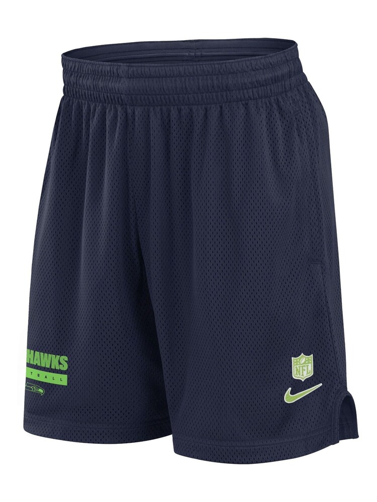 Fanatics Blue NFL Seattle Seahawks Dri-Fit Mesh Shorts - Image 1 of 3