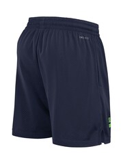 Fanatics Blue NFL Seattle Seahawks Dri-Fit Mesh Shorts - Image 2 of 3