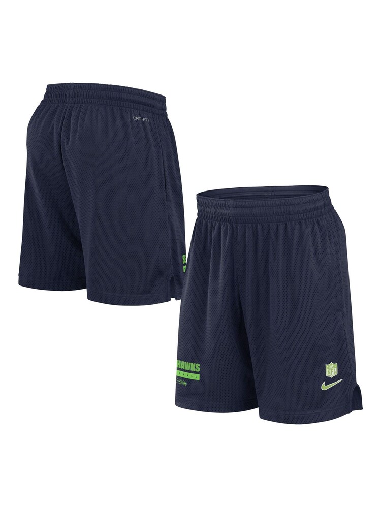 Fanatics Blue NFL Seattle Seahawks Dri-Fit Mesh Shorts - Image 3 of 3