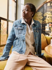 FatFace Tasha Denim Vintage Denim Jacket - Image 1 of 5