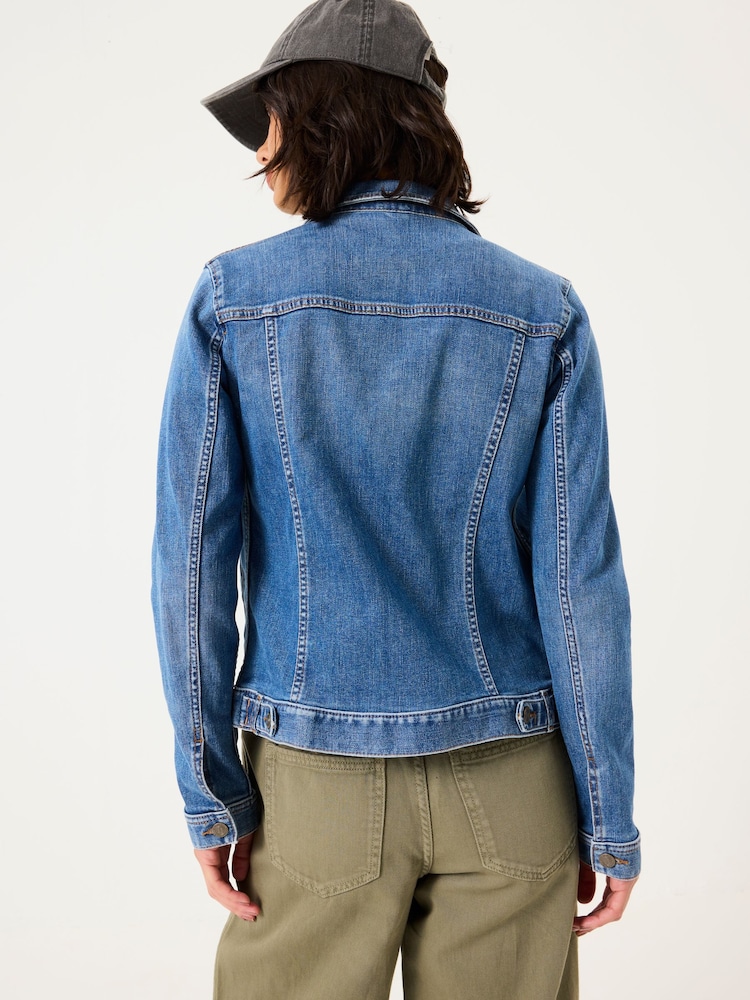 FatFace Tasha Denim Vintage Denim Jacket - Image 2 of 5