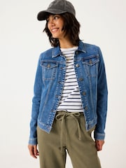 FatFace Tasha Denim Vintage Denim Jacket - Image 4 of 5