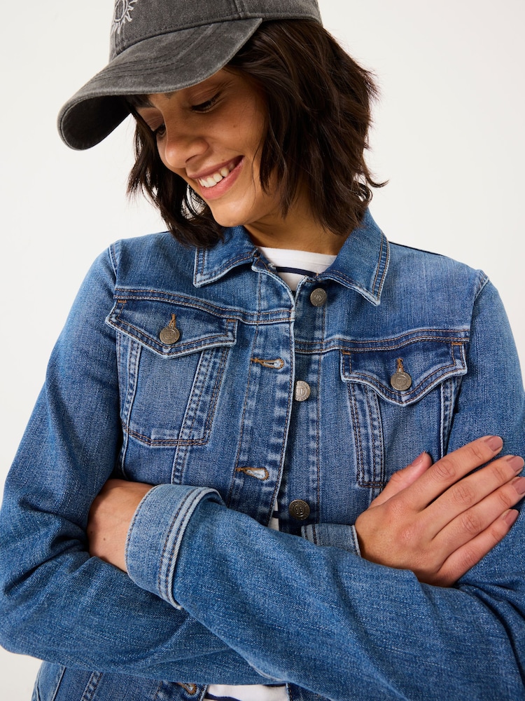 FatFace Tasha Denim Vintage Denim Jacket - Image 5 of 5