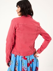 FatFace Tasha Vintage Red Denim Jacket - Image 2 of 6