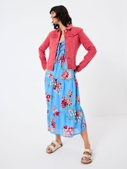 FatFace Tasha Vintage Red Denim Jacket - Image 3 of 6