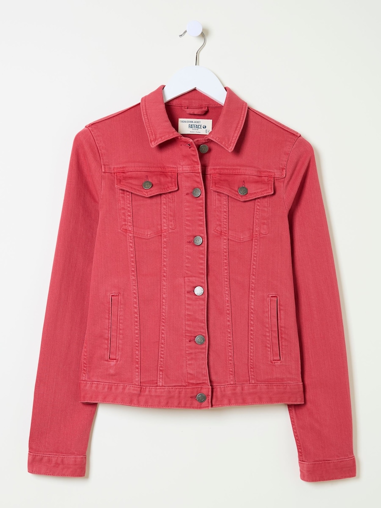 FatFace Tasha Vintage Red Denim Jacket - Image 6 of 6