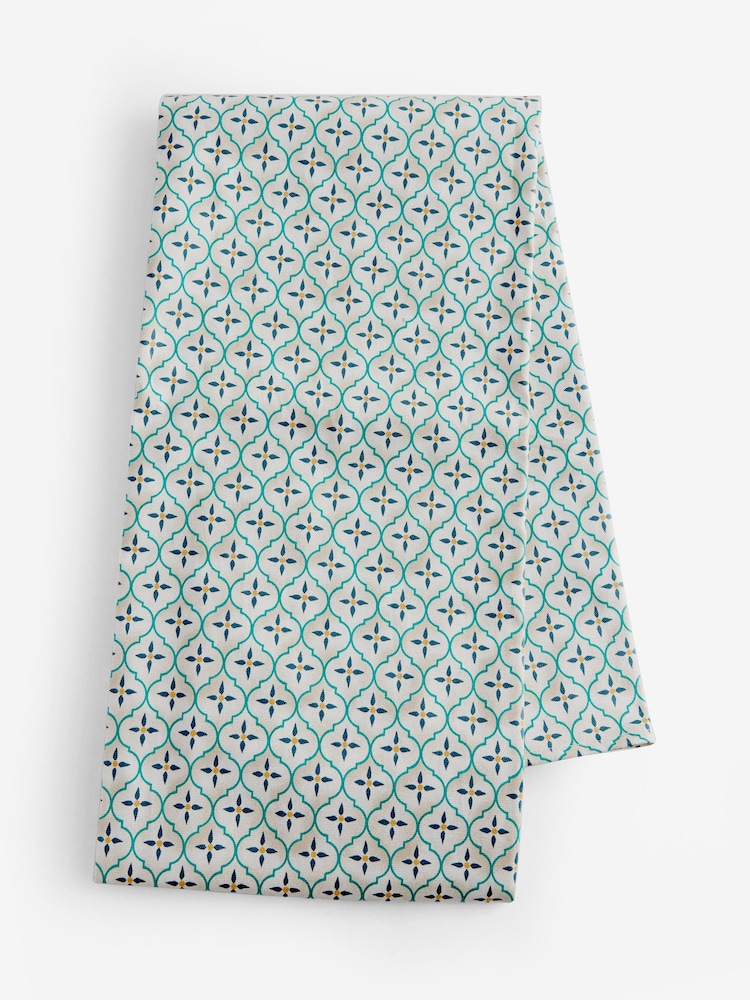 Mediterranean Tile Wipe Clean Tablecloth - Изображение 1 из 3