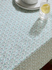 Mediterranean Tile Wipe Clean Tablecloth - Изображение 3 из 3