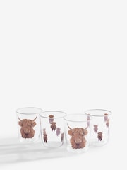 Set of 4 Hamish the Highland Cow Tumblers - Изображение 3 из 3