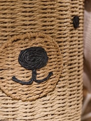 Jojo Maman Bébé Natural Bear Woven Laundry Basket - Image 3 of 4