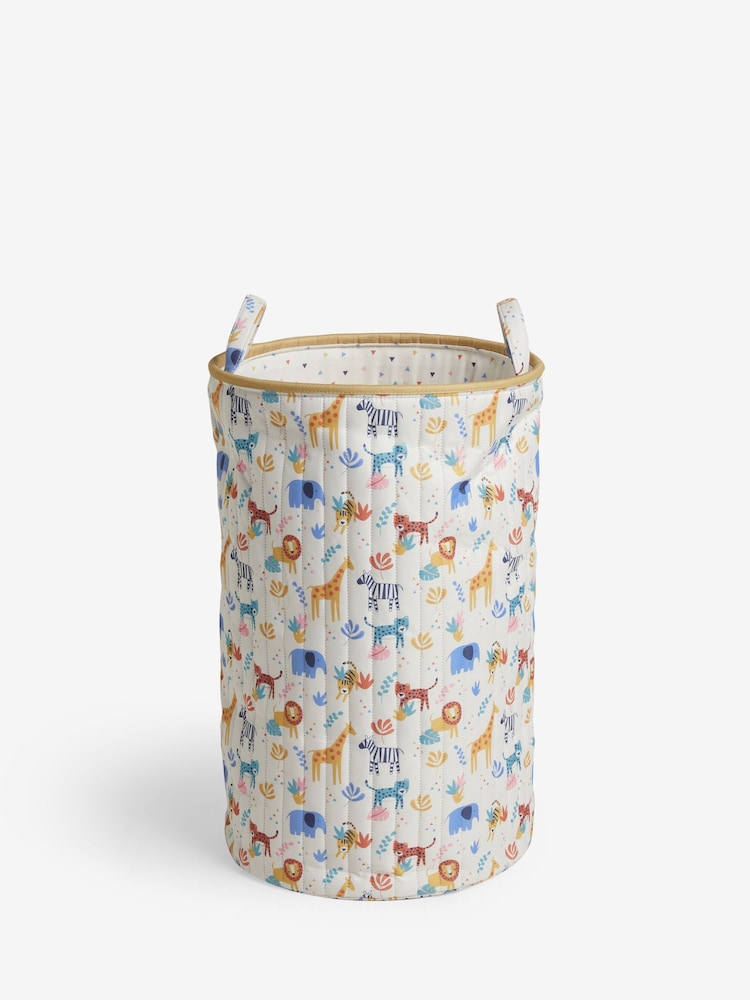 Jojo Maman Bébé Safari Printed Laundry Basket - Image 4 of 4