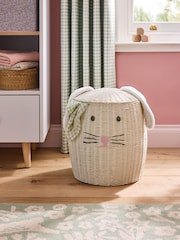 Jojo Maman Bébé Betsy Bunny Woven Laundry Basket - Image 1 of 4