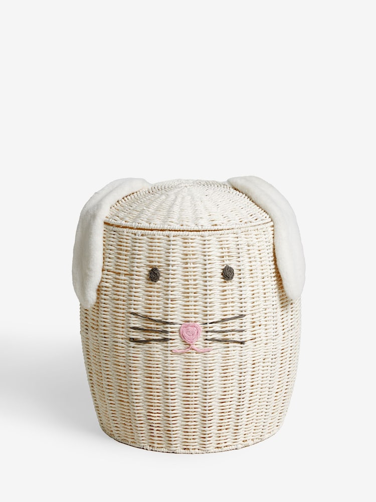 Jojo Maman Bébé Betsy Bunny Woven Laundry Basket - Image 2 of 4