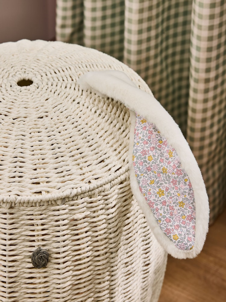 Jojo Maman Bébé Betsy Bunny Woven Laundry Basket - Image 4 of 4