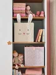 Jojo Maman Bébé Set of 2 Betsy Bunny Cube Storage Boxes - Image 1 of 4