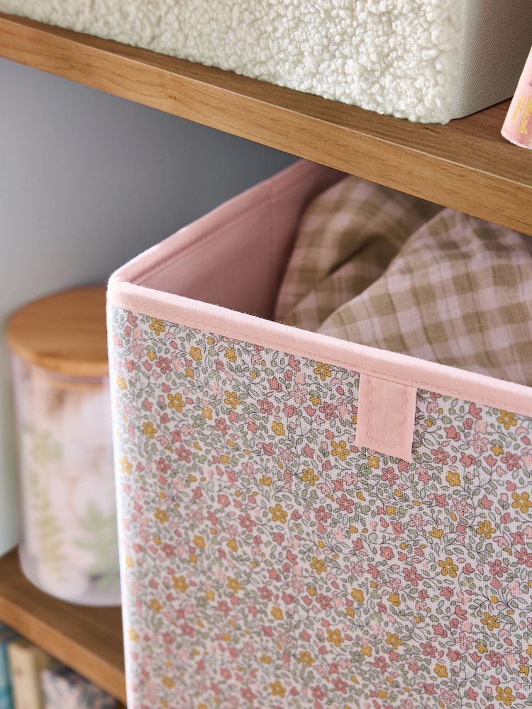 Jojo Maman Bébé Set of 2 Betsy Bunny Cube Storage Boxes - Image 4 of 4