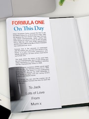 Personalised Formula 1 On This Day Book by PMC - Image 2 of 3