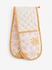 Pink Gracie Floral Oven Gloves - Image 4 of 4