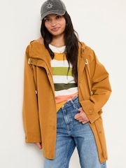 FatFace Tan Brown Waterproof Coat - Image 1 of 5