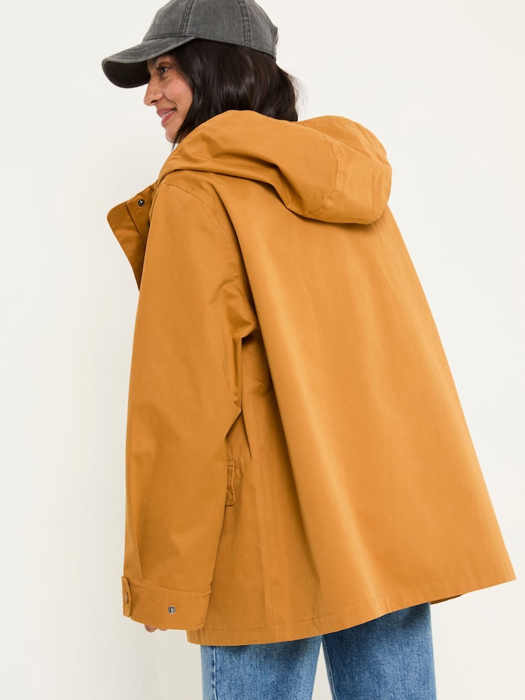 FatFace Tan Brown Waterproof Coat - Image 2 of 5