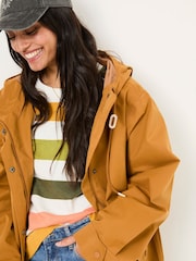 FatFace Tan Brown Waterproof Coat - Image 3 of 5