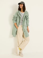 FatFace Lola Light Green Lola Waterproof Long Coat - Image 2 of 10