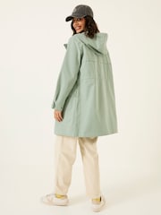FatFace Lola Light Green Lola Waterproof Long Coat - Image 3 of 10