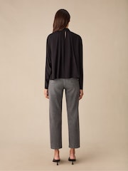 Ro&Zo Black Batwing Sleeve Blouse - Image 4 of 4