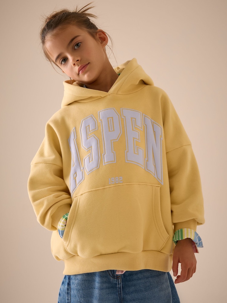 Jaune - Sweat à capuche (3-16 ans) - Image 1 of 4