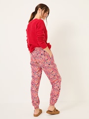 FatFace Lyme Pink Batik Floral Cuffed Jogger - Image 3 of 6